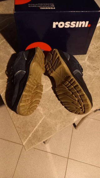 Scarpe antinfortunistiche Rossini blu/marrone