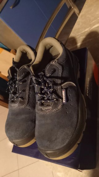 Scarpe antinfortunistiche Rossini blu/marrone