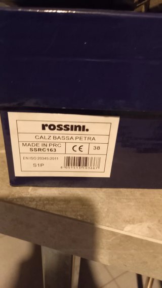 Scarpe antinfortunistiche Rossini blu/marrone