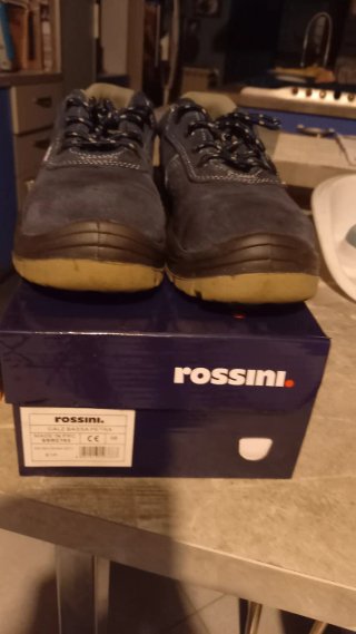 Scarpe antinfortunistiche Rossini blu/marrone