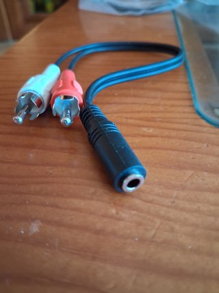 Pack 3 tomas de audio de 2RCA a Jack Hembra