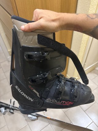 Esquís Quechua MRZ 700 con fijaciones