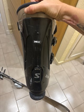 Esquís Quechua MRZ 700 con fijaciones
