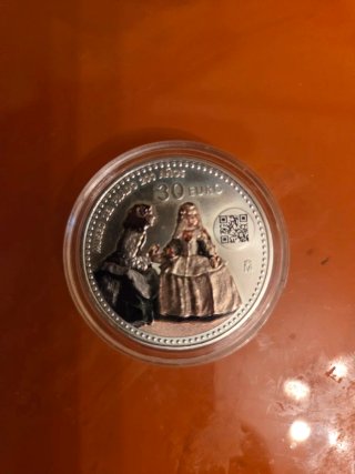 Moneda de Plata 30 Euros Museo del Prado