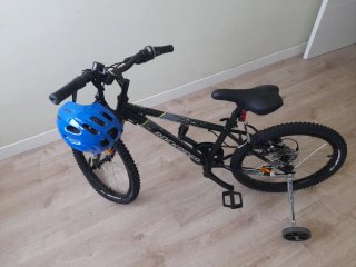 Bicicleta RockRaider 20 Negra Niñ@