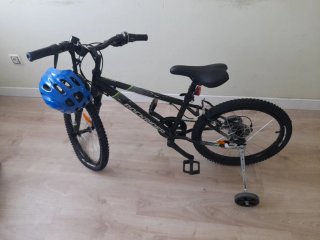Bicicleta RockRaider 20 Negra Niñ@