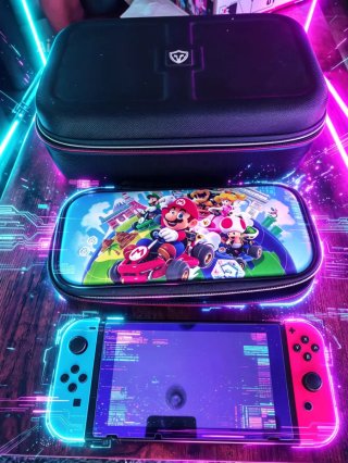 Nintendo Switch Neón + 7 Juegos + Kit Completo de