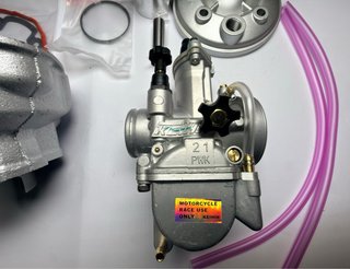 Kit Cilindro  74cc am6 y carburador 21 keihin