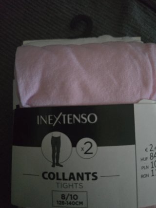 Medias INEXTENSO niña 2 pares talla 8/10