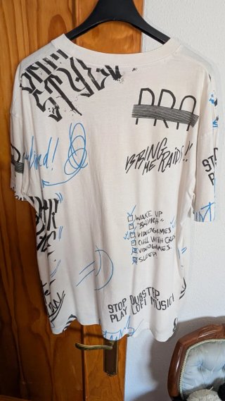 Camiseta de manga corta blanca fresquita