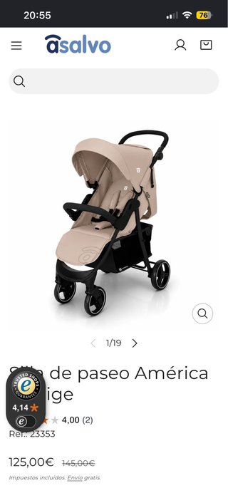 Silla de paseo Asalvo América