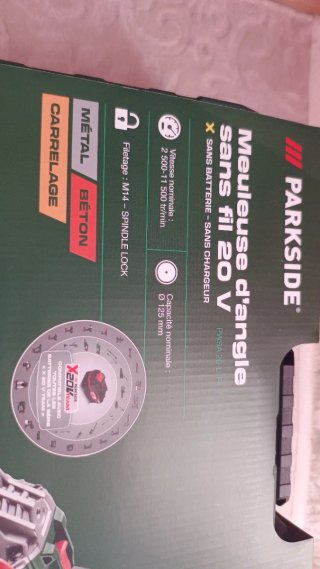 PARKSIDE Amoladora Angular 20V