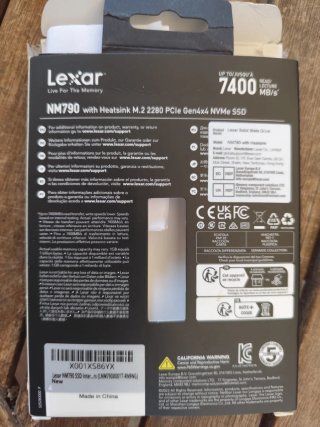 Lexar NM790 SSD 1TB con Disipador PS5