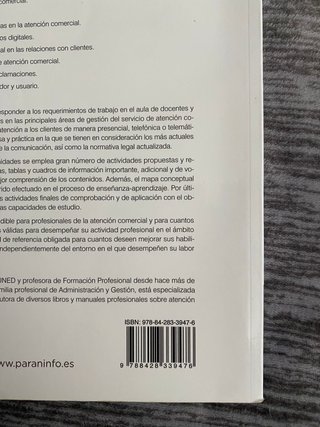 Servicios de atención comercial