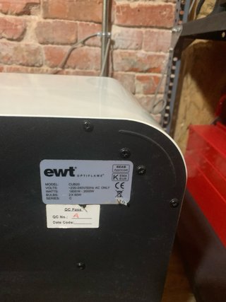 Estufa eléctrica imitación leña