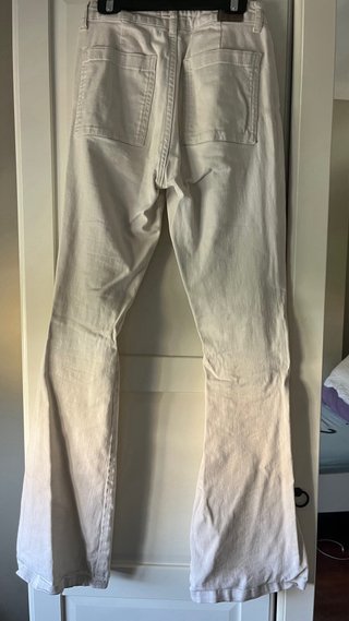 Pantalones campana beige BROWNIE