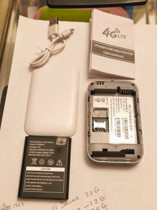 Mini router wifi 4/5 G bateria  3000 mAh 12 horas