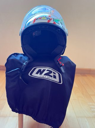 CASCO JET NZI ABIERTO DISEÑO GRAFITI MUJER TALLA S