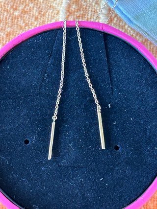 PAR PENDIENTES TOUS ORO 18k TOPACIOS CERTIFICADOS!