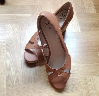 Zapatos peep toe talla 39