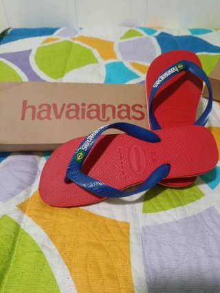 Havaianas Rojas y Azules  Talla BR 35/36 EUR 37/38