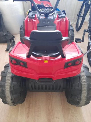 Quad eléctrico infantil rojo