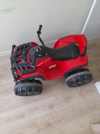 Quad eléctrico infantil rojo