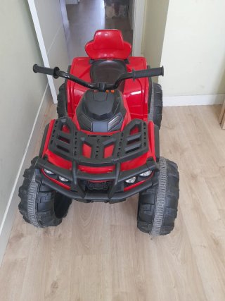 Quad eléctrico infantil rojo
