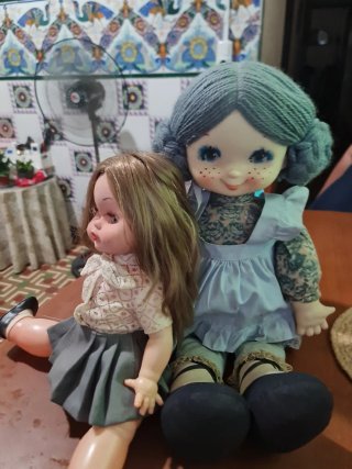2 Muñecas Antiguas Años 70