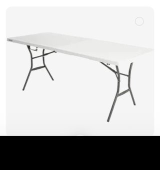 Mesa de plástico abatible