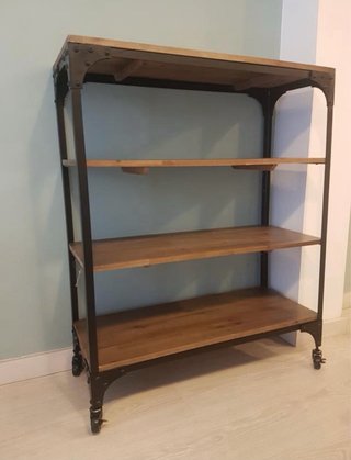Estantería Industrial Maisons du Monde con Ruedas