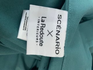Cortina color verde
