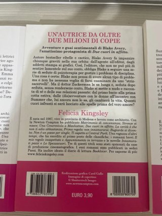 Lotto di 3 libri di Felicia Kingsley