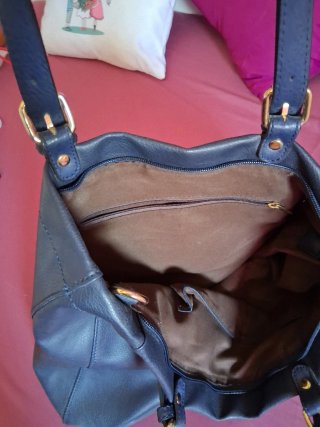 Bolso Shopper de Mujer Azul Marino.