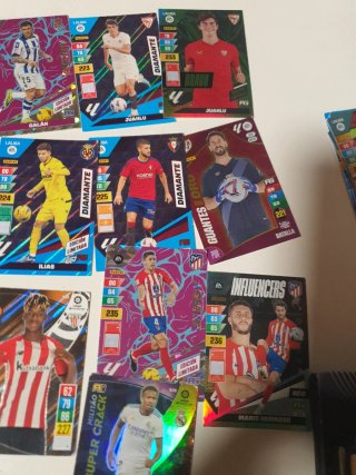 Lote 13 cromos brillantes Adrenalyn La Liga