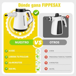 SIN ABRIR 9 en 1 Limpiador de Vapor 1200W 400ml