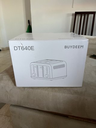 Tostadora Buydeem Plateada 4 Ranuras A estrenar
