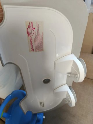 Presa bañera y asiento bebé