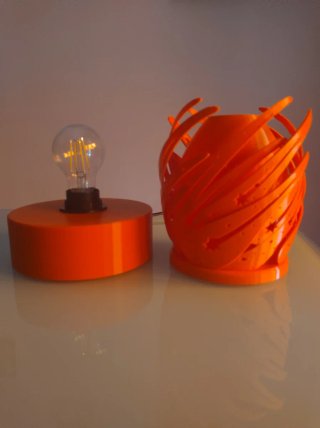 Lampada di Design "Falling stars" in stampa 3D