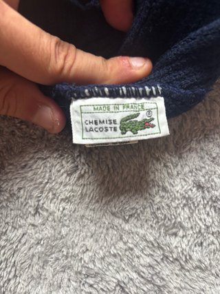 Beanie Chemise Lacoste vintage Francia