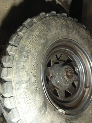 Cubiertas y llantas todoterreno 31x15 6tornillos