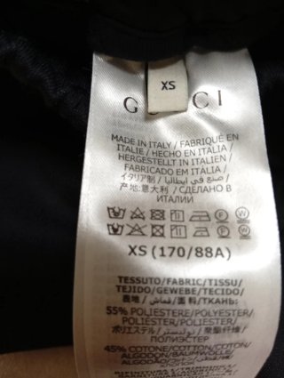 Pantalones cortos Gucci Banda GG Negro