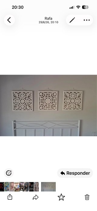 Paneles Decorativos Blancos (Set de 3)