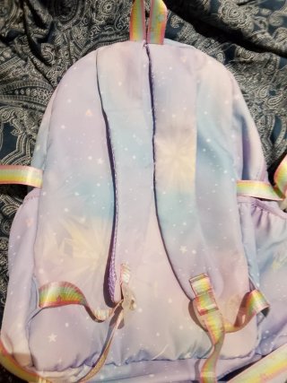 Mochila Stitch Morada y Azul Estrellas
