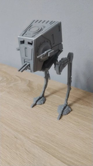 Star Wars AT ST - Modellino altezza 19cm