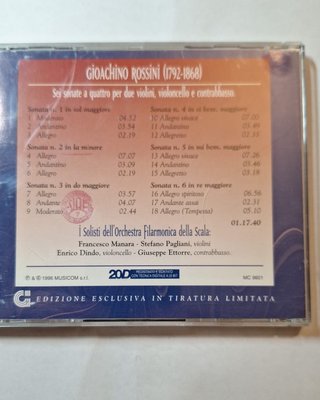 CD I Solisti dell'Orchestra Filarmonica della Scal
