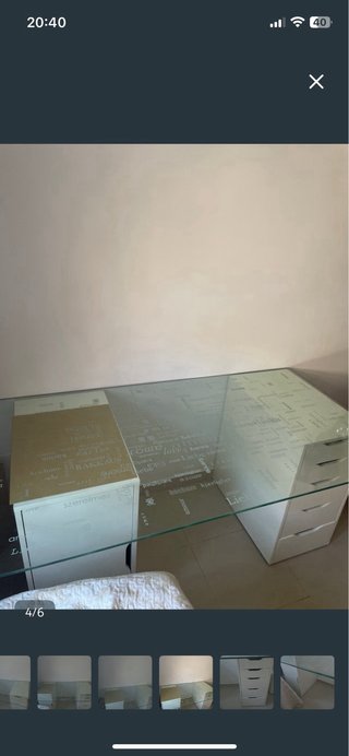 Cristal para escritorio despacho