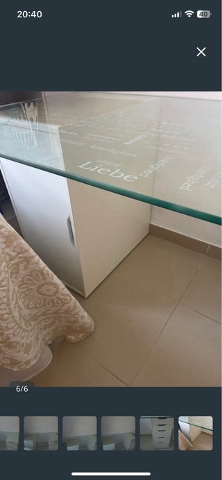 Cristal para escritorio despacho