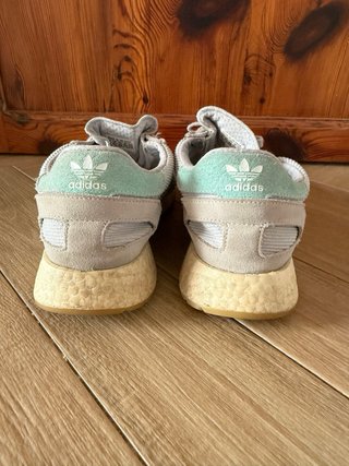 Zapatillas Adidas Gris y Turquesa