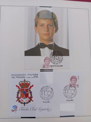 Tarjetas Máximas Juan Carlos I Filatelia Madrid 19